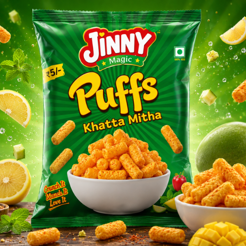 Jinny Puffs Khatta Mitha