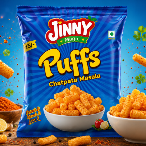 Jinny Puffs Chatpata Masala