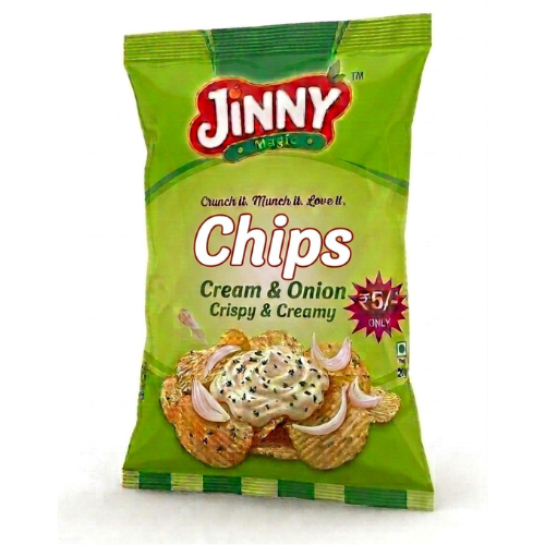 Jinny Magic Chips - Cream & Onion